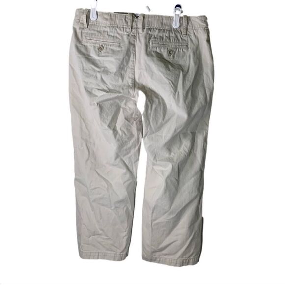 Eddie Bauer Size‎ 6 Cream Mercer Capri Pants - Picture 5 of 5